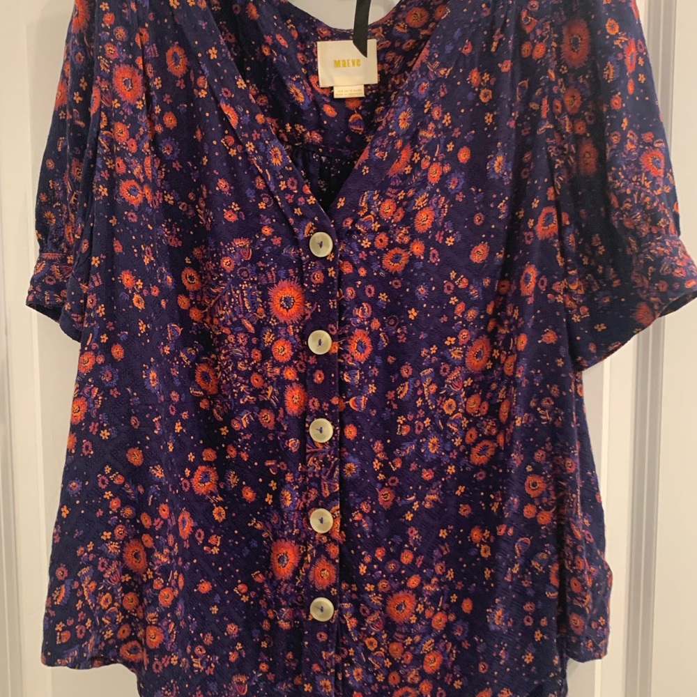 Anthropologie Maeve brand blouse